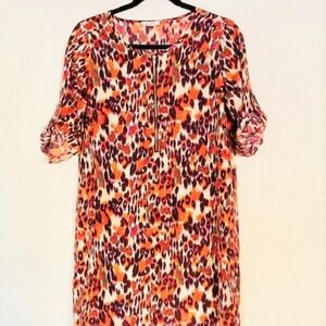 🍍 Bar III | Colorful Leopard Print Dress Size Med